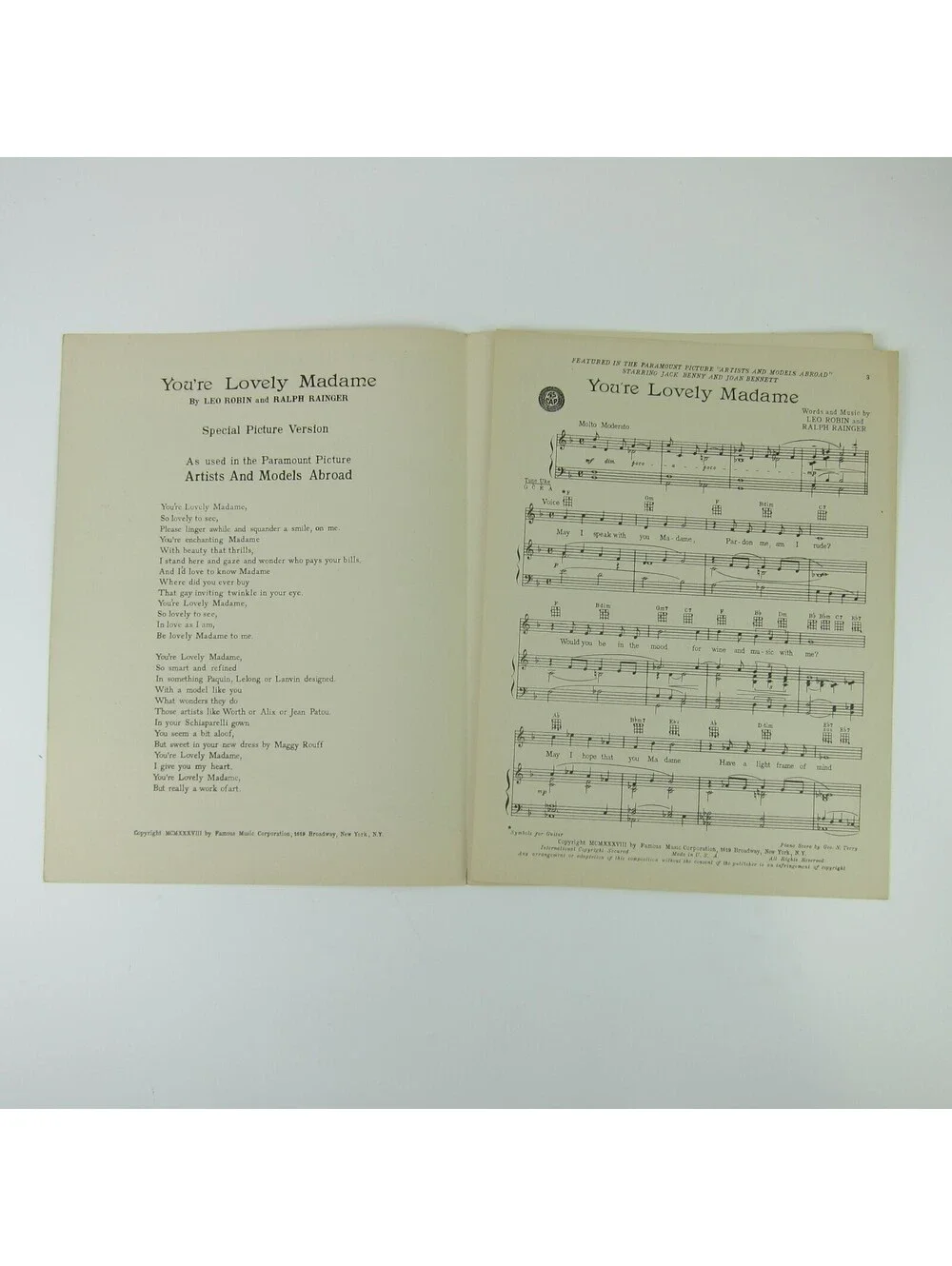 N/A sheet music